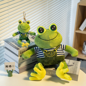 Boneka Katak Lucu dan Ceria, Super Lembut, Isi Kapas PP untuk Menghilangkan Stres - Product Image 3