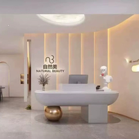 Comptoir de réception personnalisé pour salon de beauté