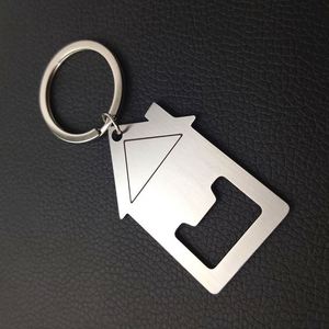 Porte-clés décapsuleur en acier inoxydable personnalisé, créatif, portable, cadeau, décapsuleur de bière en métal - Product Image 2