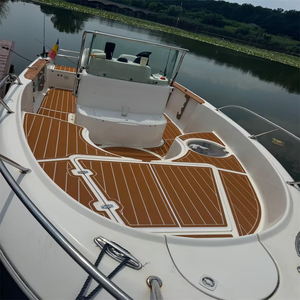 Plateforme de bain et cockpit pour bateau 2001 Sessa <span class=keywords><strong>Key</strong></span> <span class=keywords><strong>Largo</strong></span> 21, revêtement de sol en mousse EVA imitation teck SeaDek MarineMat Gatorstep, auto-adhésif - Product Image 6