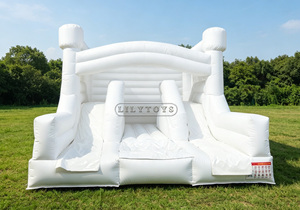 Lilytoys - <span class=keywords><strong>Castillo</strong></span> Inflable <span class=keywords><strong>para</strong></span> Fiestas de Cumpleaños y Bodas, <span class=keywords><strong>Castillo</strong></span> Inflable Decorativo <span class=keywords><strong>para</strong></span> Alquiler Comercial - Product Image 3