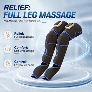 Masajeador de piernas de relajación muscular de calentamiento por compresión de aire de alta calidad <span class=keywords><strong>con</strong></span> características de relajación de pies y piernas para aliviar el dolor - Product Image 1