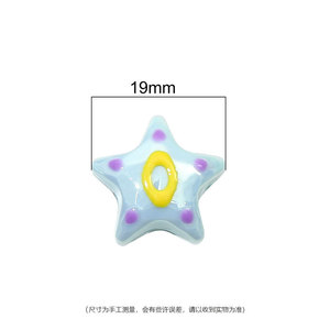 Nuevo acrílico Hotsale DIY accesorios para el cabello con agujero goteo aceite Color sólido teléfono caso pegatinas transparente melocotón corazón - Product Image 1