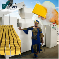 Ligne complète de production de savon, machine à fabriquer du savon pour les toilettes et la lessive, à vendre
