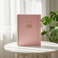 Carnet à spirale en gros, Journal de fitness simple et épais, Planificateur quotidien professionnel personnalisé avec logo pour usage au bureau