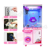 Machine à Pinces Métallique Personnalisable pour Salle d'Arcade, Jeux Vidéo Monnayeur avec Prix, Jouets en Peluche, Attrape-Poupées