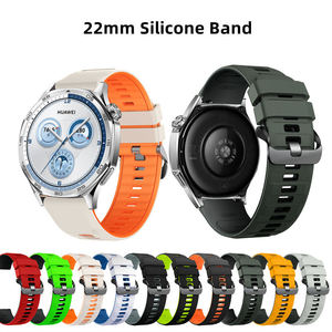<span class=keywords><strong>Correas</strong></span> de Reloj de Silicona de Liberación Rápida de 20 mm y 22 mm, Correa de Repuesto Deportiva de Goma Suave para Hombre y Mujer con Hebilla de Metal - Product Image 6
