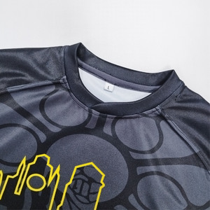 Maglia Arbitro Rugby Ufficiale Divisa Giudice di Contatto Top Arbitro Rugby Nero Giallo Abbigliamento Sportivo Professionale per Arbitri di Partita - Product Image 6