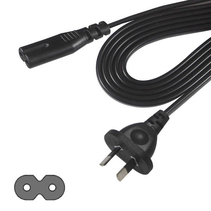 6 Foot 220v Reel Au Approval Australia To Iec C7 Computer Pc Monitor ...