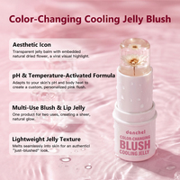 Stick de blush en gelée réactif au pH, teinte pour les lèvres et les joues changeante de couleur en fonction de la température, marque privée, cosmétiques sans cruauté