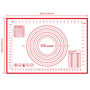 Silicone <b>Baking</b> Mat/Dough Pastry Mat Kitchen Accessories for Chopping Measurements Gaining More & More Popularity - Product Image 3