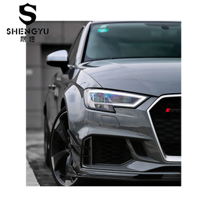 Kit carrosserie pour <span class=keywords><strong>AUDI</strong></span> A3 2017-2019 Mise à niveau vers <span class=keywords><strong>RS3</strong></span> Comprend l'assemblage du pare-chocs avant avec calandre - Product Image 4