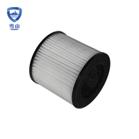 Cartouche cylindrique Hepa filtres à charbon actif filtre de remplacement pour purificateur d'air