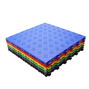 Dalles de sol en plastique modernes à emboîtement, matériau PP, amovibles, modulaires, pour <span class=keywords><strong>garage</strong></span> et showroom de voitures ou de motos - Product Image 3