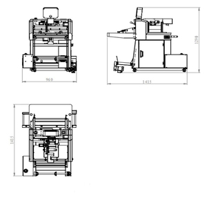 DND50I Ecommerce Order Fulfillment Courier Machine à étiqueter les sacs en plastique avec convoyeur incliné - Product Image 6