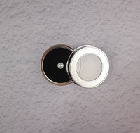 Boîte de présentation ronde en alliage de tungstène recyclable et écologique, étui de rangement en métal pour pierres précieuses, pierres en vrac et pierres colorées