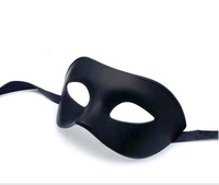 Masque vénitien rétro unisexe en plastique solide pour hommes, pour déguisement, costume de fête d'Halloween