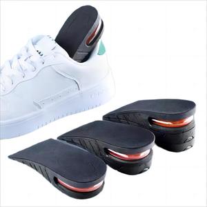 1-3 lớp nửa PVC đàn hồi gót chân đầy không khí đệm tăng cường 3cm/4.5cm/6cm chiều cao tăng lót cho nam giới và phụ nữ - Product Image 2