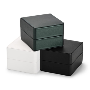 Caja de Almacenamiento para Relojes de Lujo con Logotipo Personalizado, Diseño Cuadrado Octogonal, Cierre de Bisagra, Cuero PU - Product Image 2