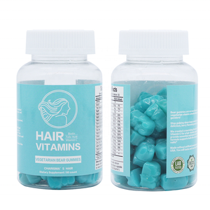 Label pribadi dewasa Biotin Multivitamin kolagen pertumbuhan rambut seng kuku dukungan 100% permen Gummy alami - Product Image 2