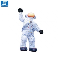 Ballon publicitaire géant gonflable en forme d'astronaute pour la décoration d'événements extérieurs