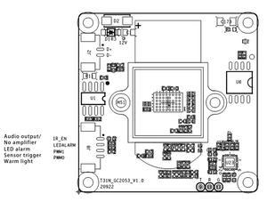 FSAN 4MP T31N deteksi manusia CMOS <span class=keywords><strong>IP</strong></span> kamera modul PCB/PCBA papan dengan 2-arah <span class=keywords><strong>Audio</strong></span> pintar IR/hangat/lampu ganda - Product Image 2
