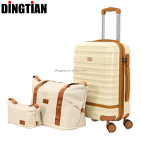 Fabricants en gros Ensemble de valise à roulettes de luxe en ABS 3-6pcs Roulettes pivotantes 12/14/20/24/28 Ensembles de bagages pour voyage