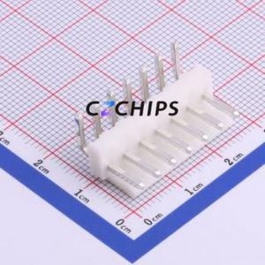 HX39601-7WAG Wire-to-<b>Board</b> <b>Pin</b> Header Bent Lead Through Hole,P=3.96mm Connector 1x7P 3.96mm Right Angle Insert VH - Product Image 1