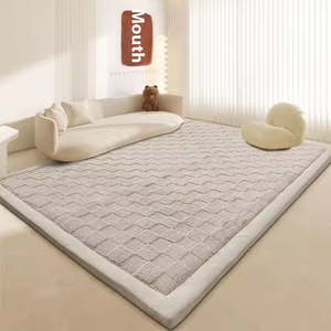 Alfombra gruesa de estilo japonés, alfombra suave anticaída para dormitorio, ventana de la bahía, alfombra <span class=keywords><strong>Tatami</strong></span> para gatear para niños de gran tamaño - Product Image 6
