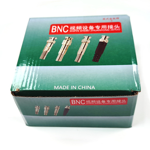 Conector de vídeo de cobre puro <span class=keywords><strong>BNC</strong></span> sin soldadura SENYE Conector de vídeo de vigilancia sin soldadura chapado en oro (tornillo) - Product Image 1