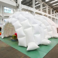 Pingfu Grand Cube Tente Gonflable Discothèque Gonflable Tente Camping Explosion Événements Tente D'air Tunnel avec Lumière