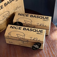 Boîte en papier personnalisée pour aliments, boulangerie et cosmétiques avec logo, prix de gros