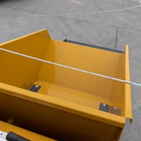 Mini-dumper sur chenilles hydraulique de 1200 kg avec puissante unité de puissance à essence