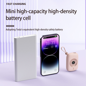 Banque d'alimentation portable haute capacité 10000mAh avec affichage LED Charge rapide Double ports USB Type-C et <span class=keywords><strong>Micro</strong></span> USB - Product Image 3