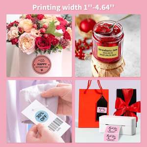 Imprimante d'étiquettes d'expédition postale thermique 4x6 phomemo Pm241bt imprimante de codes à barres Shopify Express entrepôt utilisation petite entreprise - Product Image 6