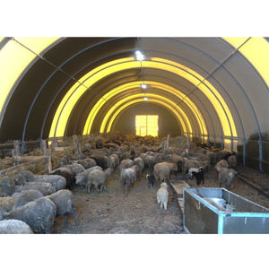 เต็นท์คลังสินค้าผ้าใบกันน้ำขนาดใหญ่สำหรับใช้งานกลางแจ้ง ทนทาน พร้อมผ้าคลุม PVC ป้องกันไฟและรังสียูวี - Product Image 1