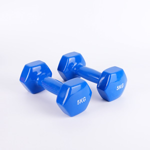 Bailing Sports Home Use Neoprene Hex <b>Dumbbells</b> Cast Iron with Vinyl Dipping Iron Coating Sets for Fitness Free Weights - Product Image 6