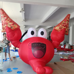 Cartoon Lobster <b>Air</b> <b>Dancer</b> 8-10 Ft Red Digital Printing Inflatable Advertising Model Customizable - Product Image 1