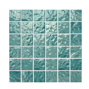 Molde cuadrado de porcelana de alta calidad, 306x306mm, azulejos de mosaico esmaltado para <span class=keywords><strong>piscina</strong></span> - Product Image 1