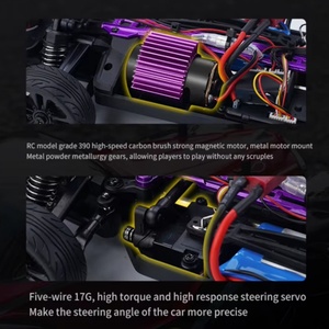 รถบังคับวิทยุ SJY-Q117 2.4G 4wd ขนาด 1/16 แบบ Full Proportion สำหรับวิ่งออฟโรด รถดริฟท์บังคับวิทยุ RC390 มอเตอร์แบบแปรงถ่าน ความเร็ว 38 กม./ชม. - Product Image 3