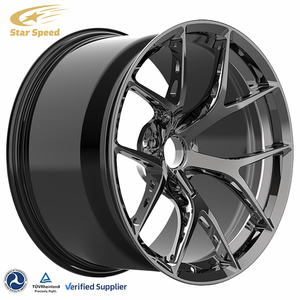 SS Chất Lượng Cao Bóng Màu Đen Cho BMW 6061 17 20 18 19 Inch 22X12 Giả Mạo Lõm Hợp Kim Tùy Chỉnh 5X112 Xe 5X120 Bánh Xe - Product Image 1