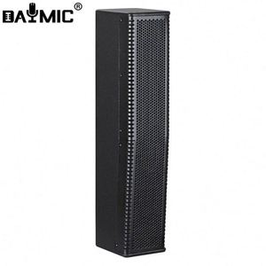 Système de sonorisation professionnel avec amplificateurs BT en bois pour l'extérieur, colonne active PA, ensemble d'enceintes - Product Image 3