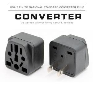 Universele Reisadapter Voor Nema Usa Japans Thailand 2 Pins 10A-250V Industrieel Gebruik Adapter Plug Conversie Plug - Product Image 2
