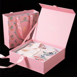 사용자 정의 골판지 고급 마그네틱 선물 상자 창조적 인 어린이 의류 포장 재활용 신생아 유품 선물 상자 가방 - Product Image 3