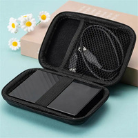 Portable personnalisé Eva coque dure mallette à outils avec fermeture à glissière usine câbles de charge organisateur pochette de rangement pour les voyages à domicile