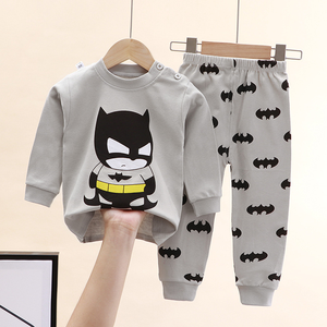 En Gros Ensemble Pyjama Doux Pur Coton à Manches Longues pour Enfants Haut et Pantalon 2 Pièces Tenue de Nuit Décontractée pour Bébés et Enfants <span class=keywords><strong>Pyjamas</strong></span> de Noël - Product Image 6