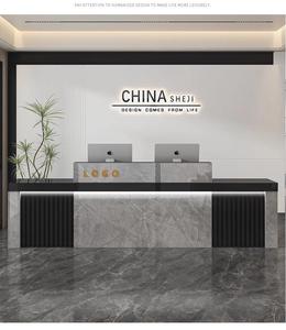 Tòa nhà văn phòng của công ty bar có nội thất văn phòng đơn giản và bàn tiếp tân có thể tùy chỉnh - Product Image 1