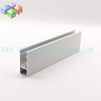 Profilés d'extrusion en aluminium gris argenté pour la fabrication de fenêtres et portes coulissantes colombiennes/costaréennes