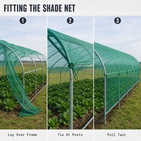 Filet d'ombrage HDPE haute densité pour serres, fleurs et légumes, protection des plantes de jardin et de ferme, couverture d'ombrage extérieur