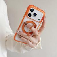 Étui de téléphone portable antichoc avec coussin d'air, support magnétique, coque intégrale Aribag pour iPhone 16/17/18 Pro Max, coque de protection
